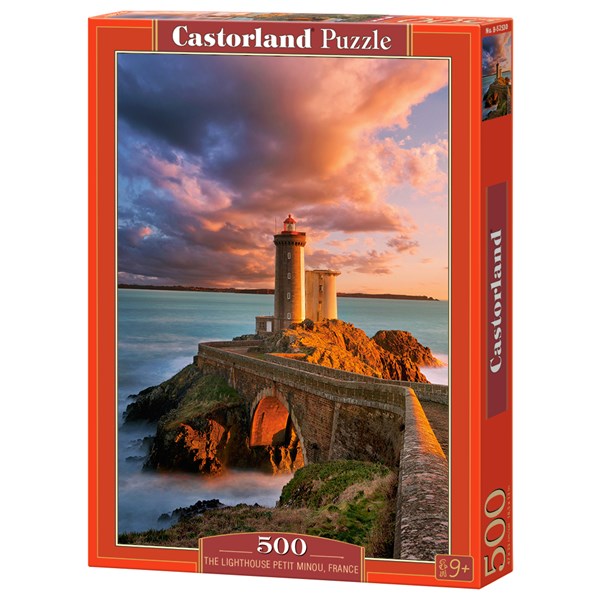 Castorland (B-52530) - "The Lighthouse Petit Minou, France" - 500 pezzi