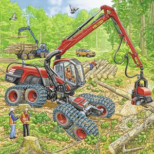 Ravensburger (08012) - "Large Machines" - 49 pezzi