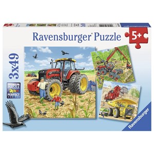 Ravensburger (08012) - "Large Machines" - 49 pezzi