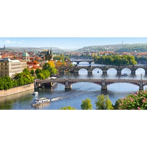 Castorland (C-400096) - "Vltava bridge, Praga" - 4000 pezzi