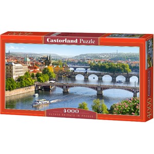 Castorland (C-400096) - "Vltava bridge, Praga" - 4000 pezzi