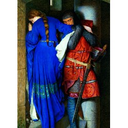 Eurographics (6000-3682) - Fredrick Burton: "Meeting on the Turret Stairs" - 1000 pezzi