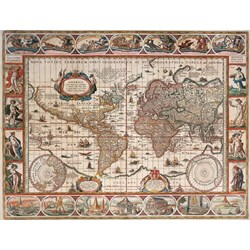 Ravensburger (16633) - "Ancient World Map" - 2000 pezzi