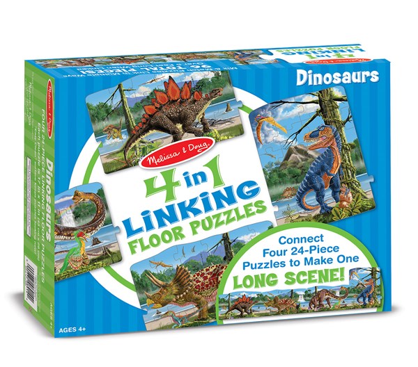 Melissa and Doug (8914) - "Dinosaurs" - 24 pezzi