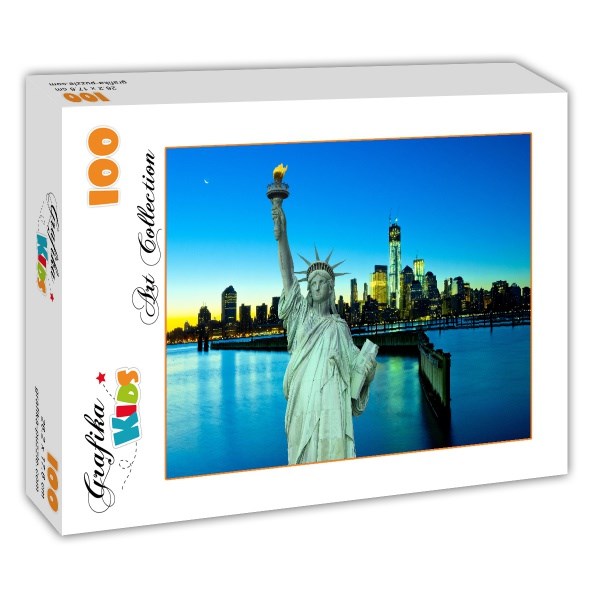 Grafika Kids (00385) - "New York City at Night, USA" - 100 pezzi