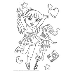 Trefl (36512) - "Dora" - 40 pezzi