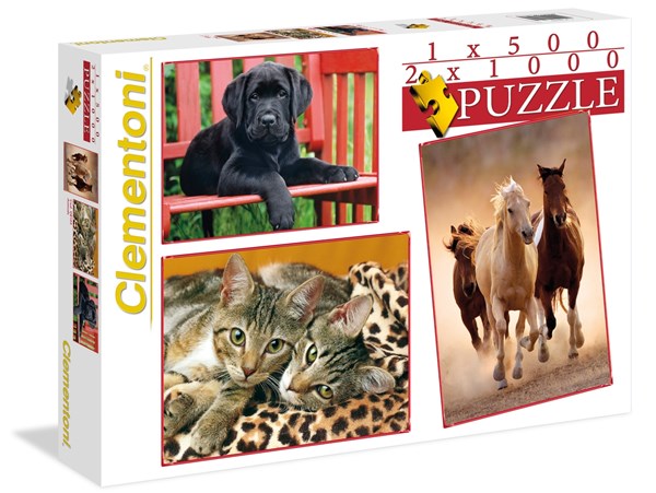 Clementoni (08103) - "Animals" - 500 1000 pezzi