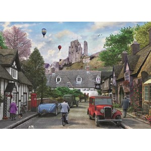 Falcon (11152) - "Around Britain, Corfe Castle" - 500 pezzi