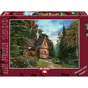 Art Puzzle (4621) - Dominic Davison: "Woodland Cottage" - 1500 pezzi