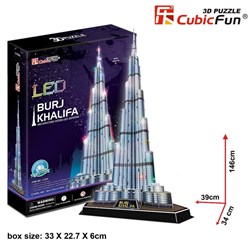 Cubic Fun (L133H) - "Burj Khalifa, Dubai" - 136 pezzi