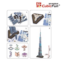Cubic Fun (L133H) - "Burj Khalifa, Dubai" - 136 pezzi