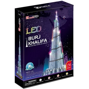Cubic Fun (L133H) - "Burj Khalifa, Dubai" - 136 pezzi