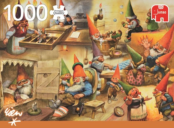 Jumbo (18323) - "At Home with the Gnomes" - 1000 pezzi