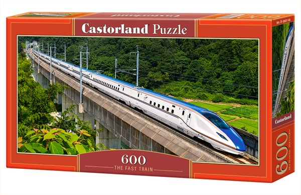 Castorland (B-060146) - "The Fast Train" - 600 pezzi