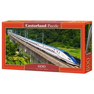 Castorland (B-060146) - "The Fast Train" - 600 pezzi