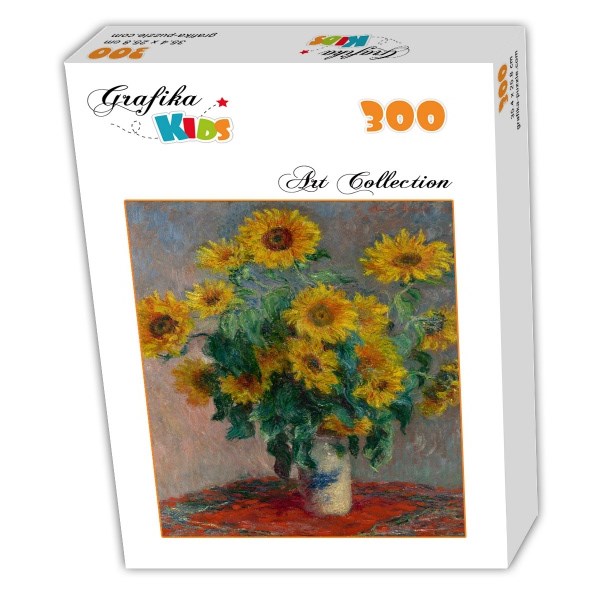 Grafika Kids (00456) - Claude Monet: "Bouquet of Sunflowers, 1881" - 300 pezzi