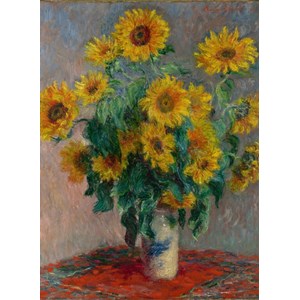 Grafika Kids (00456) - Claude Monet: "Bouquet of Sunflowers, 1881" - 300 pezzi