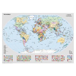 Ravensburger (15652) - "Political World Map" - 1000 pezzi