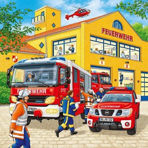 Ravensburger (09401) - "Firemen at Work" - 49 pezzi