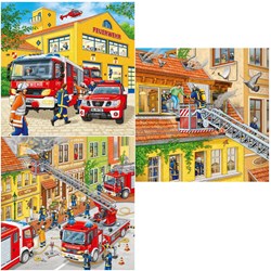 Ravensburger (09401) - "Firemen at Work" - 49 pezzi