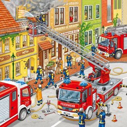 Ravensburger (09401) - "Firemen at Work" - 49 pezzi