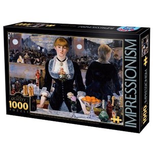 D-Toys (66961-IM01) - Edouard Manet: "Bar at the Folies-Bergeres" - 1000 pezzi