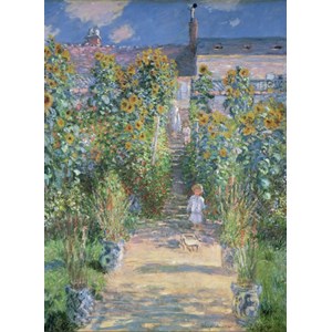 Grafika (01532) - Claude Monet: "The Artist's Garden at Vétheuil, 1880" - 300 pezzi
