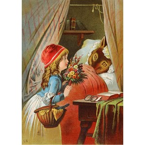 Grafika (00207) - Carl Offterdinger: "Little Red Riding Hood" - 1000 pezzi