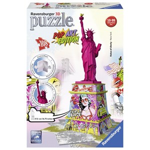 Ravensburger (12597) - "Statue of Liberty Pop Art" - 108 pezzi