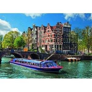 Ravensburger (19138) - "Netherlands, the Amsterdam canals" - 1000 pezzi