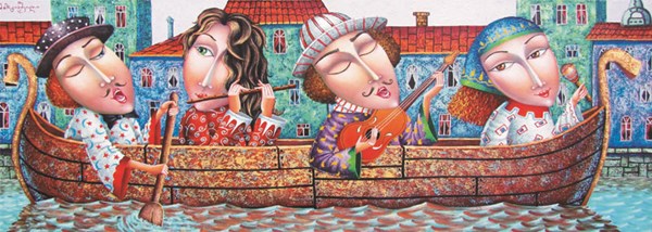 Gold Puzzle (61147) - "Across Venice" - 1000 pezzi