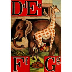 Grafika (00561) - "McLoughlin Bros: The Ark alphabet, 1868" - 1000 pezzi