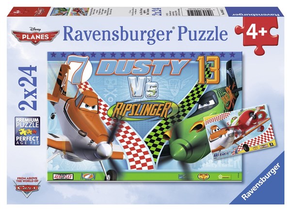 Ravensburger (09052) - "Planes, Dusty the brave Aviator" - 24 pezzi