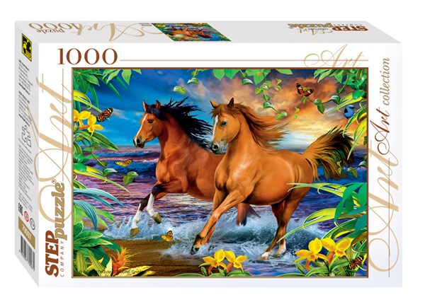 Step Puzzle (79097) - "Horses" - 1000 pezzi