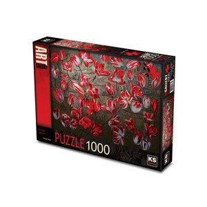 KS Games (11381) - "Red Tulips" - 1000 pezzi