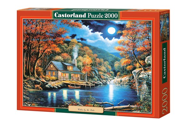 Castorland (C-200504) - "Cabin by the Lake" - 2000 pezzi