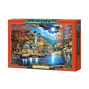 Castorland (C-200504) - "Cabin by the Lake" - 2000 pezzi