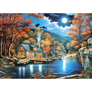 Castorland (C-200504) - "Cabin by the Lake" - 2000 pezzi