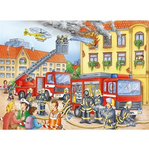 Ravensburger (10822) - "Firemen to the Rescue!" - 100 pezzi