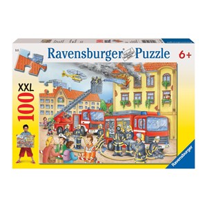 Ravensburger (10822) - "Firemen to the Rescue!" - 100 pezzi