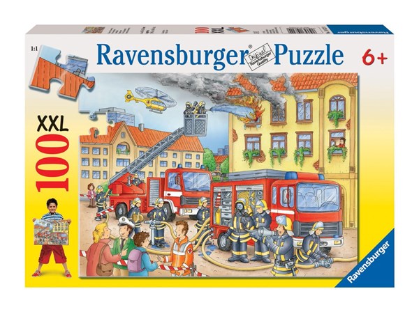 Ravensburger (10822) - "Firemen to the Rescue!" - 100 pezzi