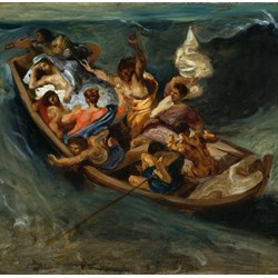 Grafika (00777) - Eugene Delacroix: "Christ on the Sea of Galilee, 1841" - 1500 pezzi