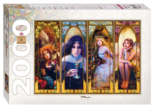 Step Puzzle (84030) - Bente Schlick: "Fairies" - 2000 pezzi