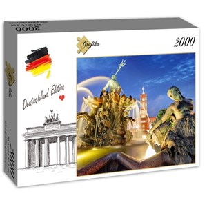 Grafika (02501) - "Berlin, Alexanderplatz und Rotes Rathaus" - 2000 pezzi