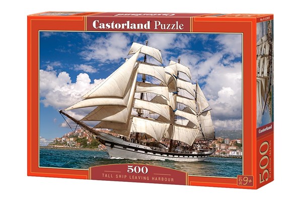 Castorland (B-52851) - "Tall Ship Leaving Harbour" - 500 pezzi