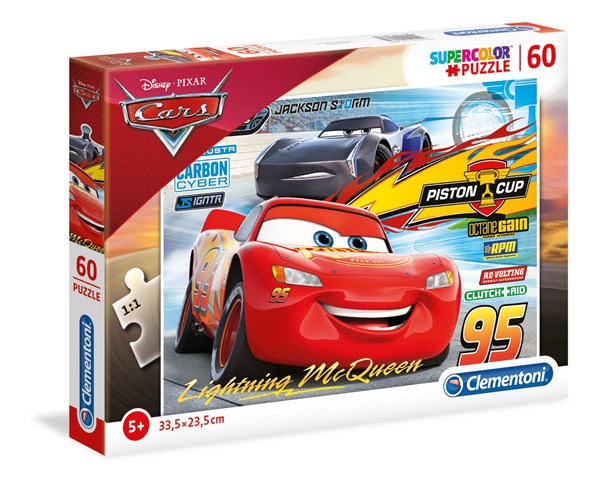 Clementoni (26973) - "Cars 3" - 60 pezzi