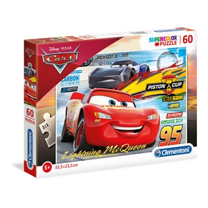 Clementoni (26973) - "Cars 3" - 60 pezzi