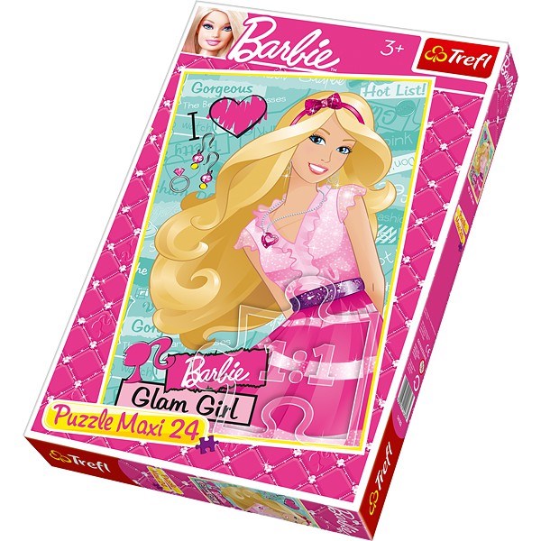 Trefl (14183) - "I love Barbie" - 24 pezzi