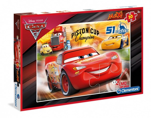 Clementoni (07438) - "Cars" - 30 pezzi