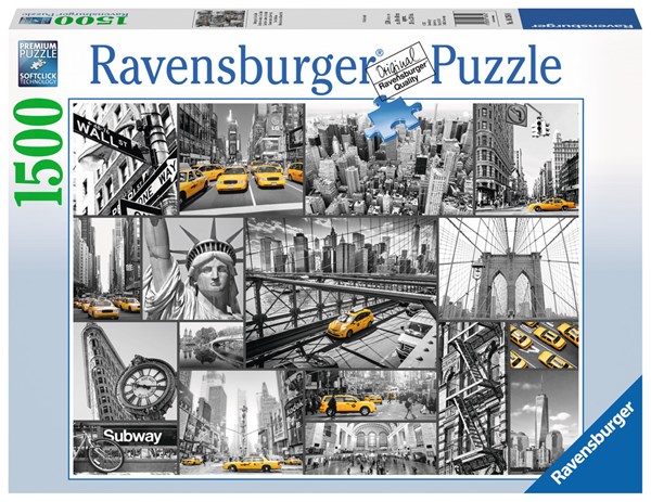 Ravensburger (16354) - "New York" - 1500 pezzi